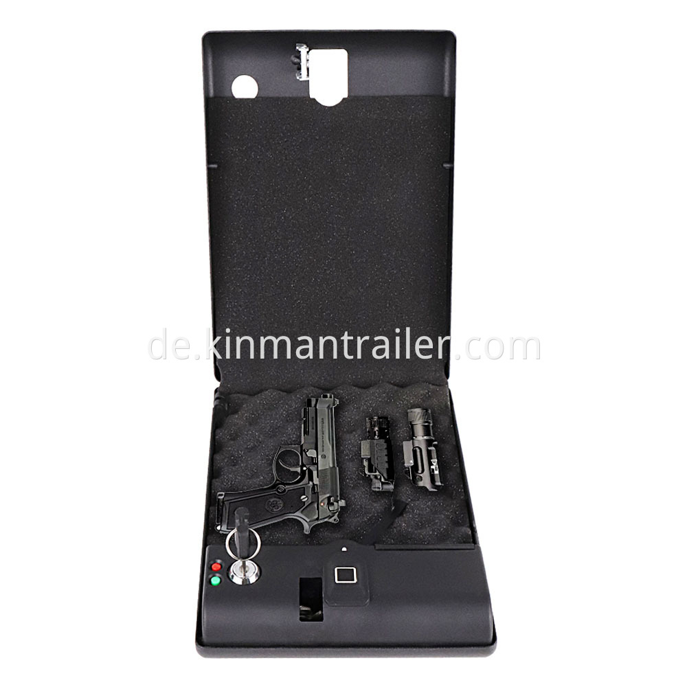 small biometric pistol safe